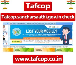 Tafcop.sancharsaathi.gov.in check