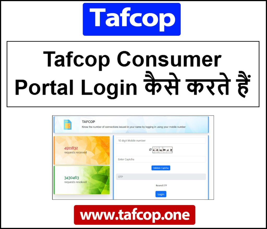 Tafcop Consumer Portal Login